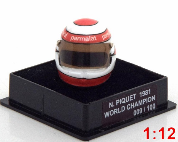 brabham helm weltmeister 1981 piquet world champions collection (limited edition 100 pcs.) M75395 Модель 1 12